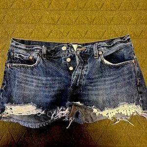 Free people cut off shorts size 31